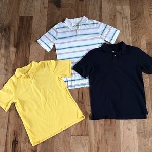 3 Polo 👕 shirts size L 10/12